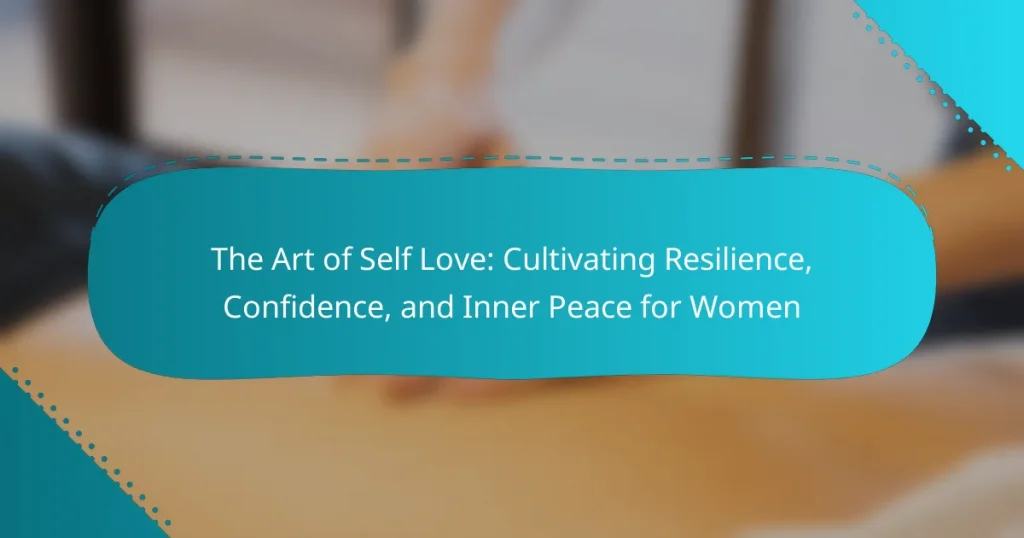 The Art of Self Love: Cultivating Resilience, Confidence, and Inner Peace for Women